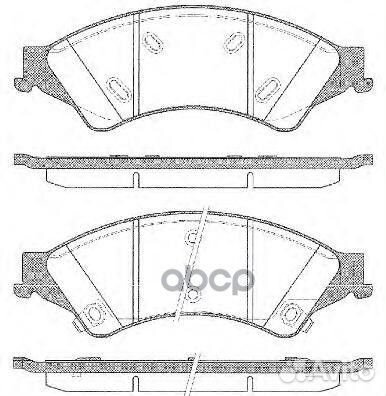 Колодки торм.диск. ford ranger (04/11) 2152402