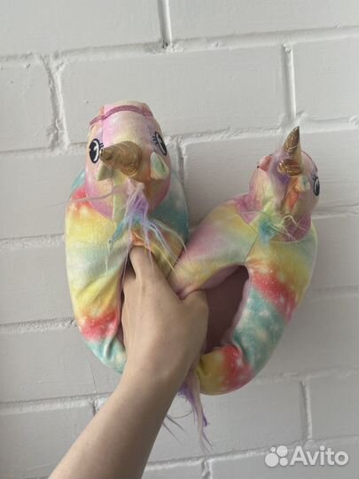 Тапки детские единорог 30 размер