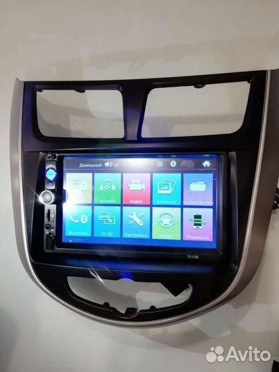 Магнитола Новая с Bluetooth Hyundai Solaris