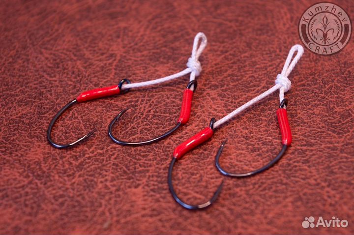 Крючки на свободном подвесе. Assist hook. Ассисты