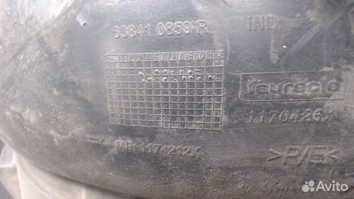 Защита арок (подкрылок) Dacia Logan, 2013