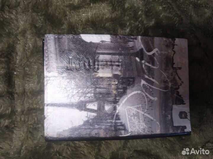 Обложка на паспорт натуральная кожа декупаж