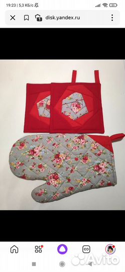 Прихватки набор ручная работа