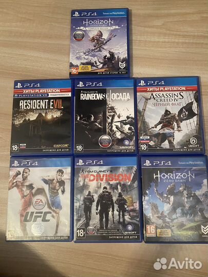 Диски на PlayStation UFC Resident evill