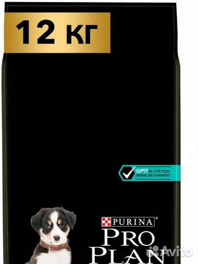 Корм Pro Plan для щенков ягненок/лосось 12 кг