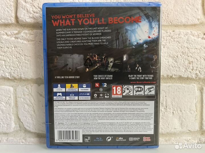 The Quarry PS4 новый диск