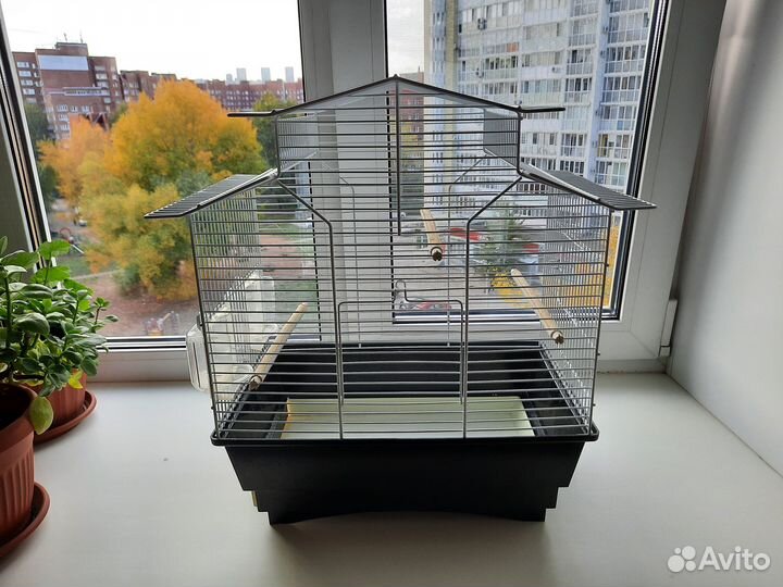 Клетка для попугая Ferplast pagoda (белая)