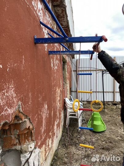 Турник 3 в 1 бу для детской площадки