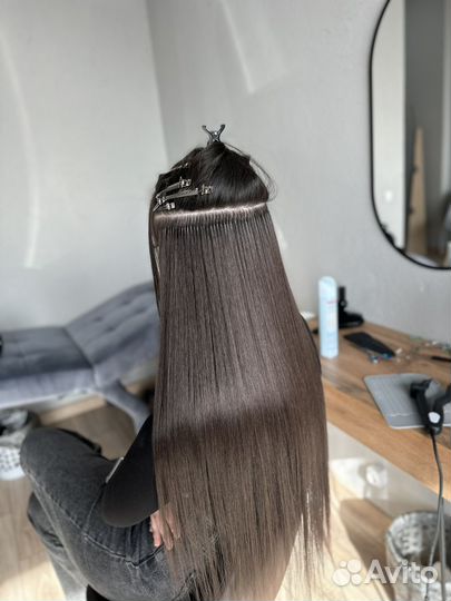 Наращивание биопротеиновых волос