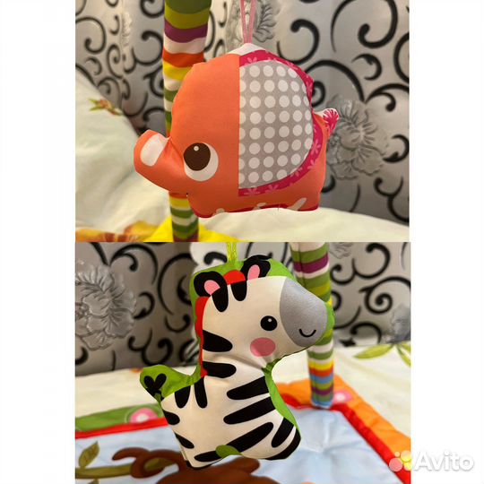 Развивающий коврик Huggeland «Веселая полянка»