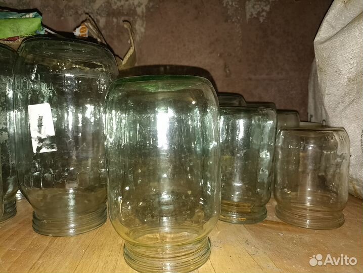 Банки разные. Бутыль стеклянная для вина 18 лит