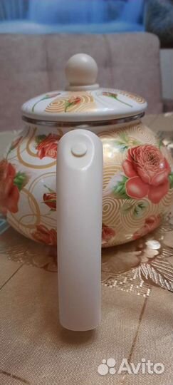 Чайник эмалированный бу