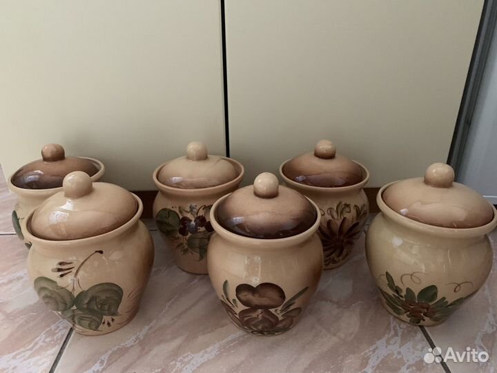 Горшок Горшочки для запекания Керамические