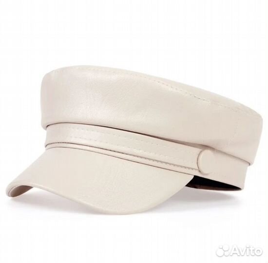 Новая кожаная кепка
