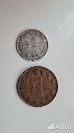 Монеты Финляндии в составе России