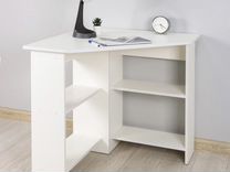 Новый угловой письменный стол, белый