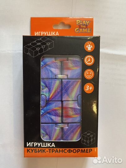 Игрушка антистресс кубик-трансформер Play the Game
