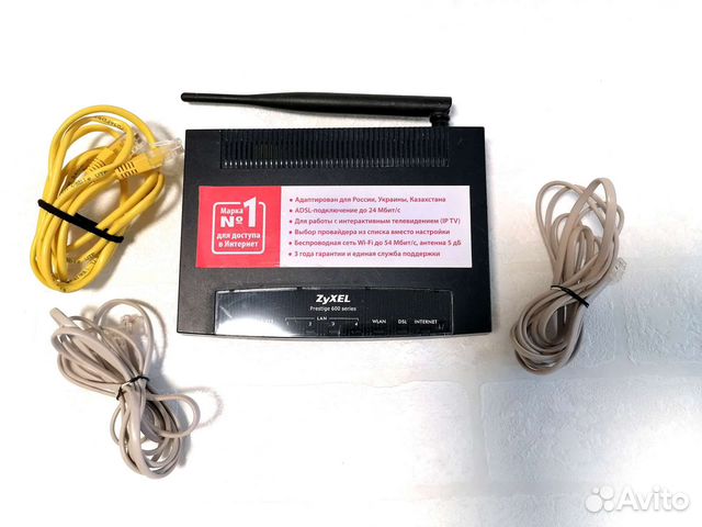 Wi-Fi Роутер Zyxel prestige 600 series