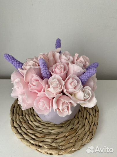 Композиция из мыла ручной работы (букет, подарок)