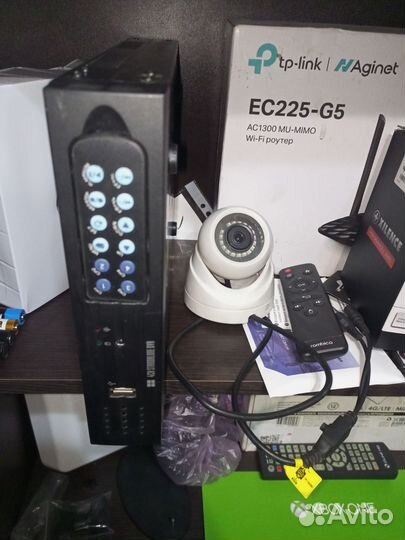 Видеорегистратор на 4 камеры