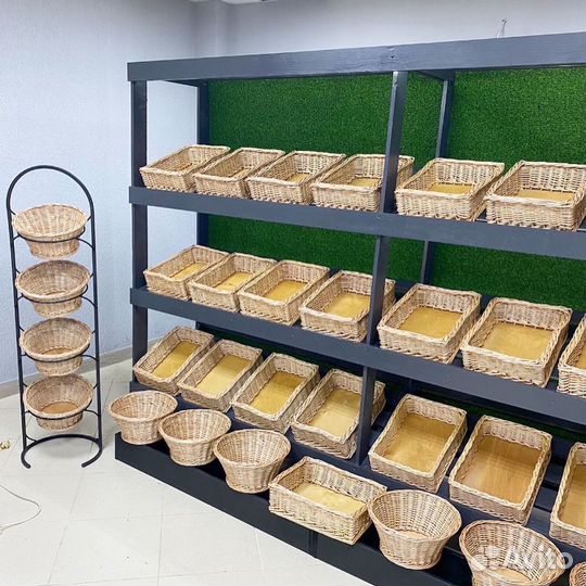 Плетеные корзины для хранения