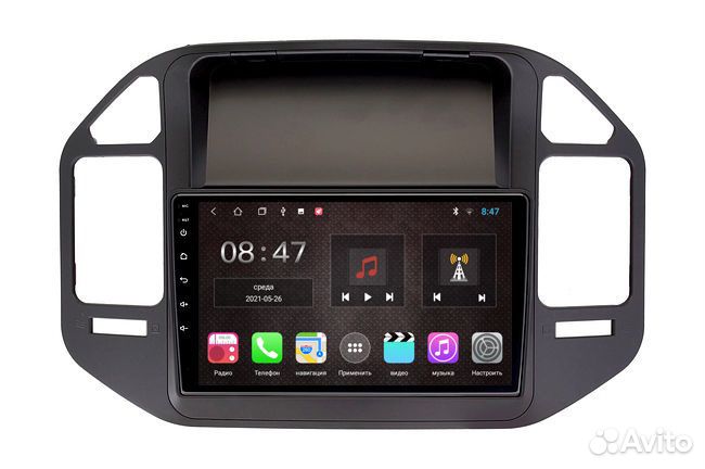 Штатная магнитола для Mitsubishi Pajero 3 на Andro