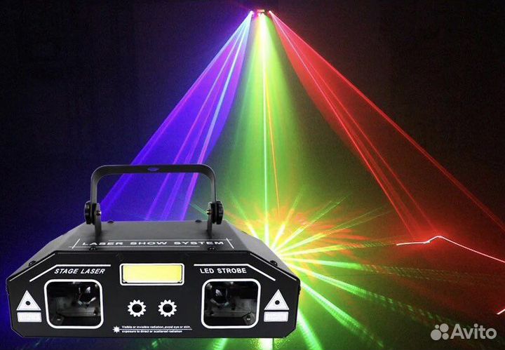 Светомузыка k-2 лазер