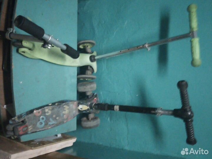 Самокат детский трехколесный бу