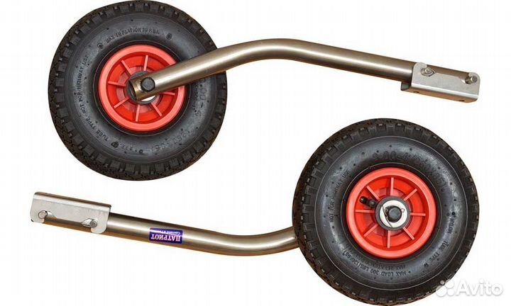 Транцевые колеса №1.4, удлиненные, нержавеющие