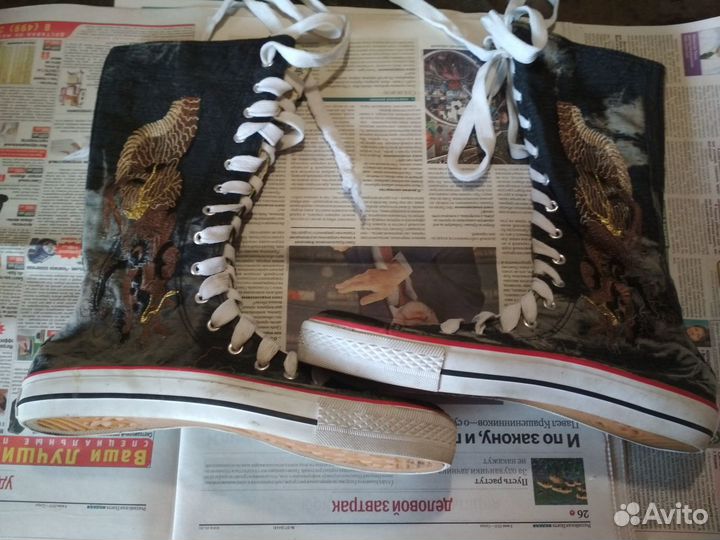 Кеды-ботфорты