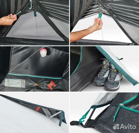 Палатка Decathlon Quechua MH100 Fresh&Black