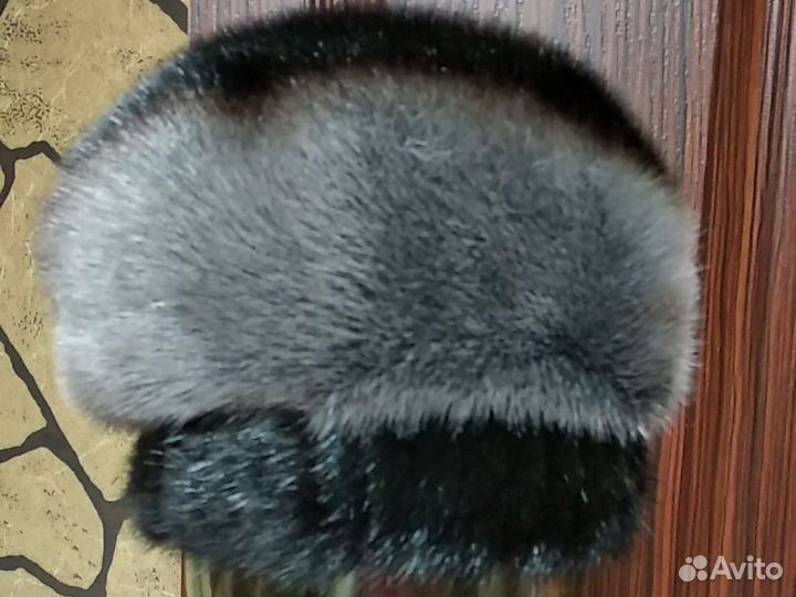 Шапка-берет из норки