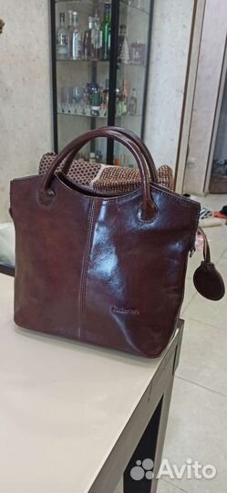 Сумка натуральная кожа новая италия