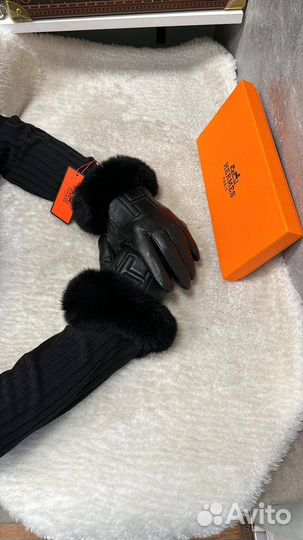 Перчатки женские кожаные Hermes