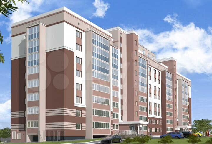 2-к. квартира, 69,2 м², 2/8 эт.