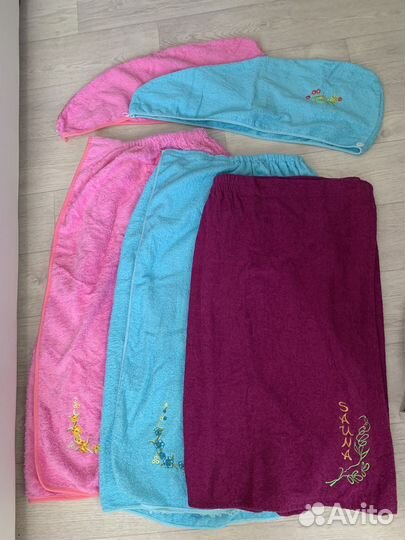 Полотенца банные на липучках (комплекты)