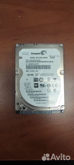 Жесткий диск Seagate Momentus Thin 320gb