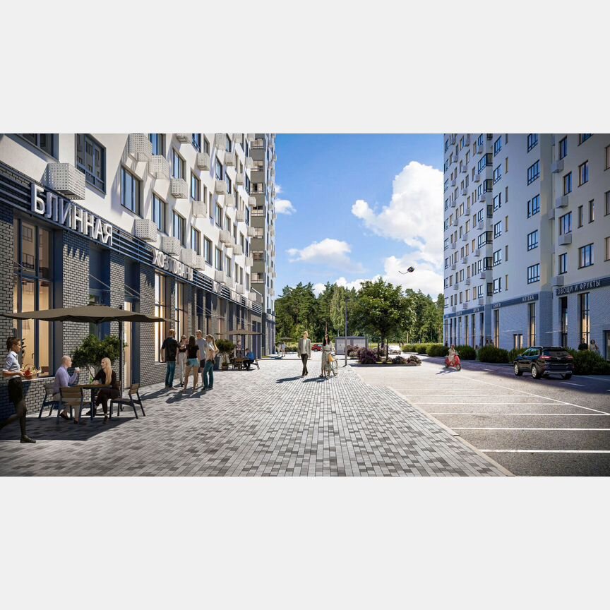 1-к. квартира, 33,6 м², 2/12 эт.