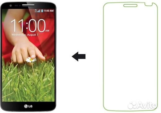 Защитное стекло на LG G2 mini (0.3mm, 9H)