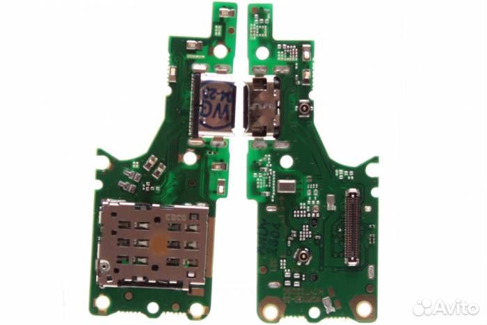 Шлейф Huawei Nova 8i (плата) Разъем зарядки/сим ко
