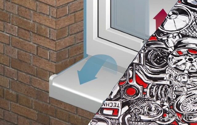 Шумоизоляция оконных отливов