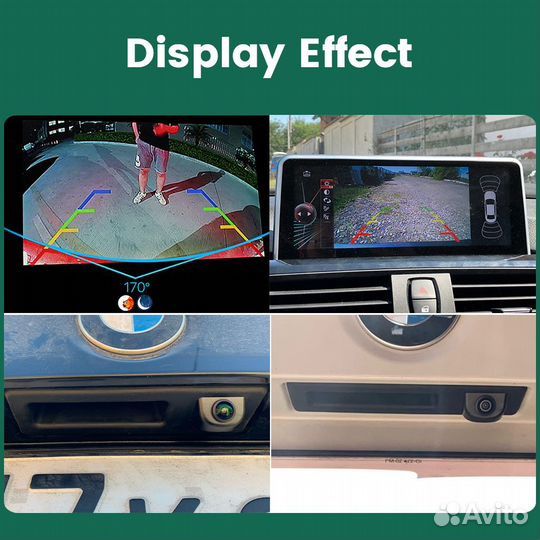 BMW F10 камера под кнопку багажника