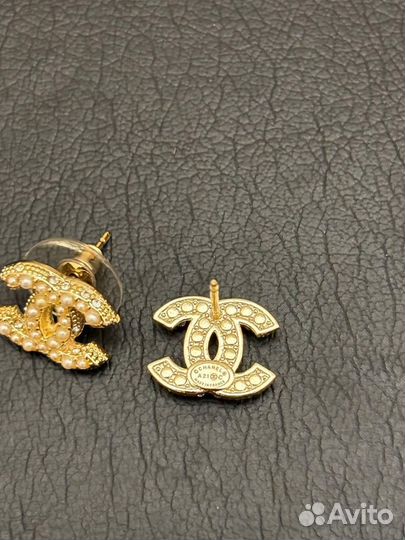 Серьги chanel