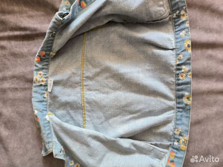 Джинсовая куртка для девочки 92 2 года
