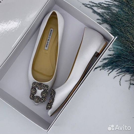 Туфли балетки manolo blahnik