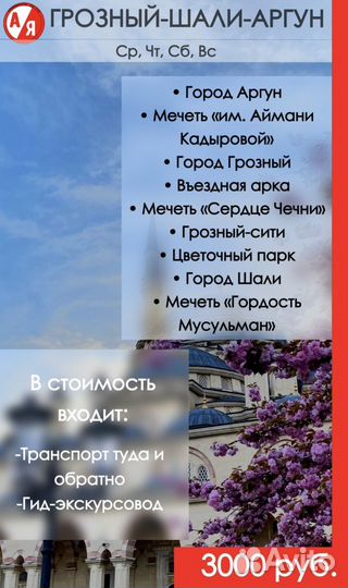 Экскурсия в Чечню