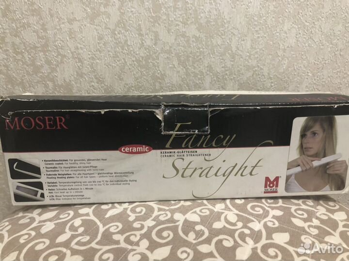 Щипцы для выпрямления волос Moser, керамические
