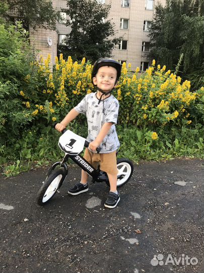 Беговел strider 12' PRO Black Pearl