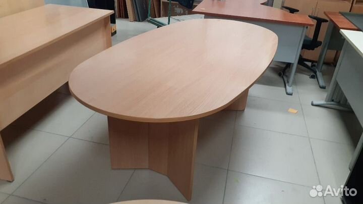 Стол переговорный, овальный. Б.У. Этот товар в Ека