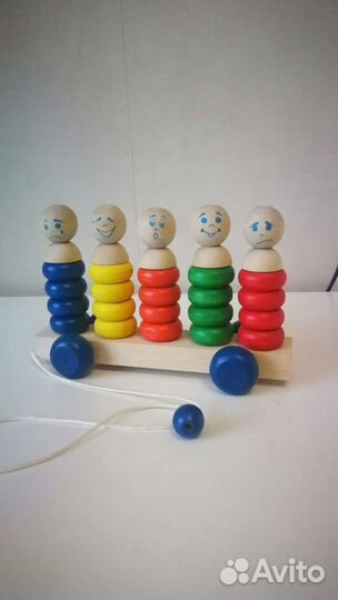 Деревянная пирамидка